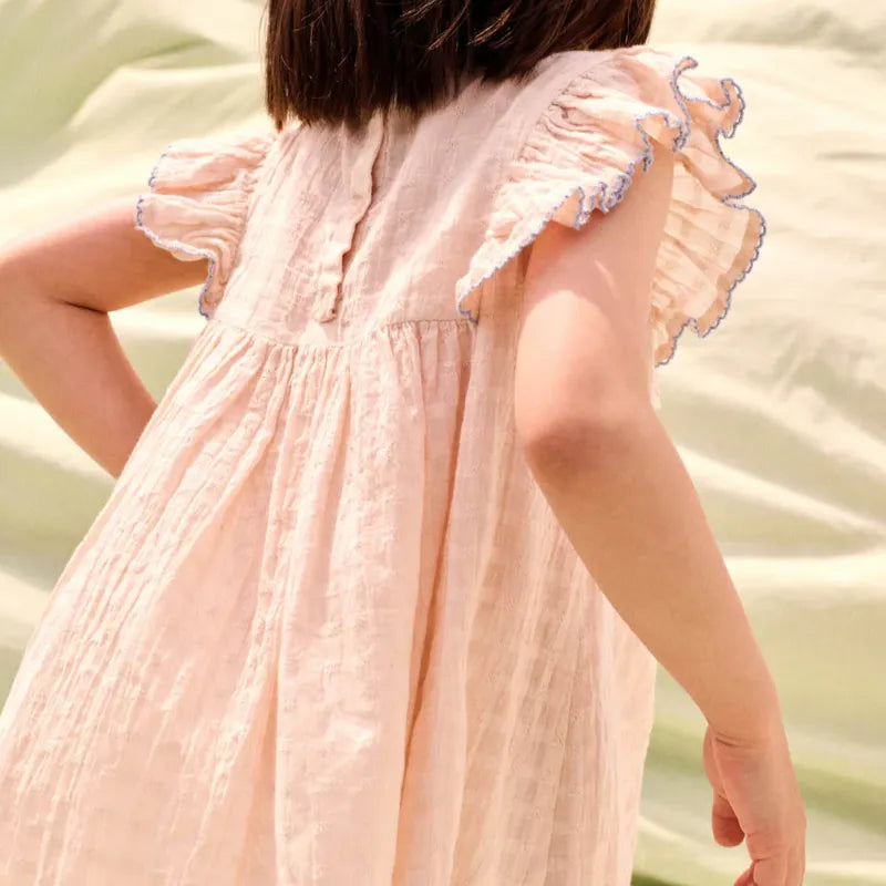 Smocked Dress - Cream