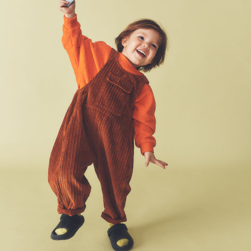 Cord Romper - Rust
