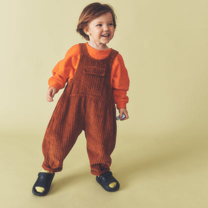Cord Romper - Rust
