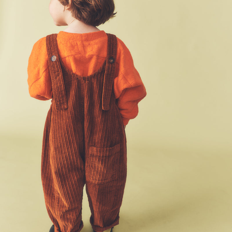 Cord Romper - Rust