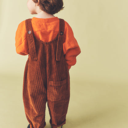 Cord Romper - Rust