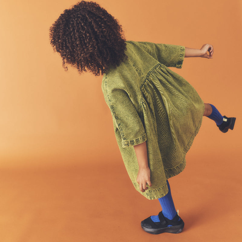 Overdye Dress - Green