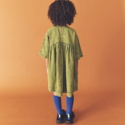 Overdye Dress - Green