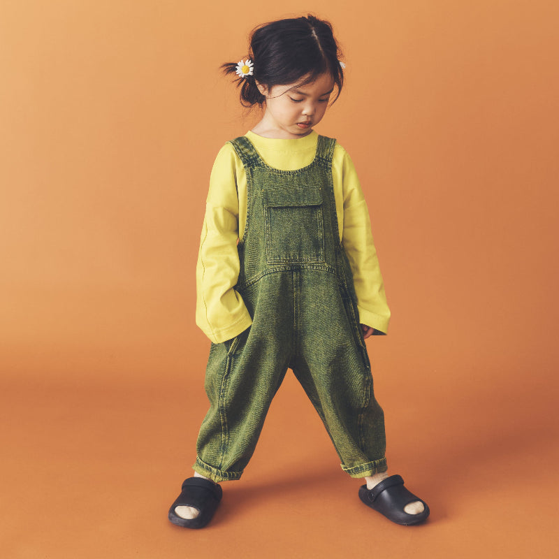 Overdye Romper - Green