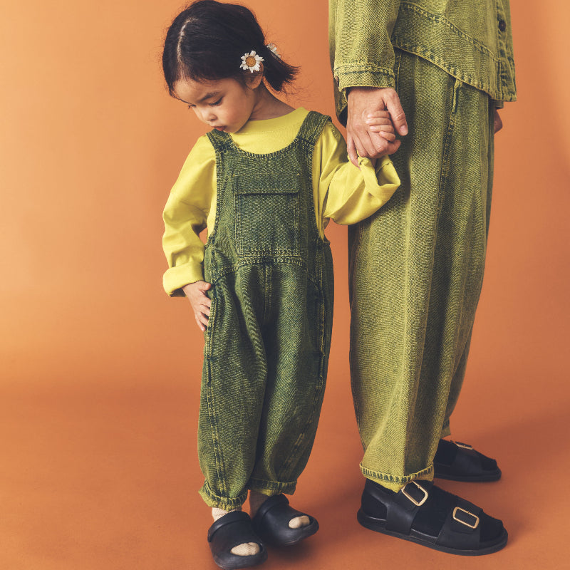 Overdye Romper - Green