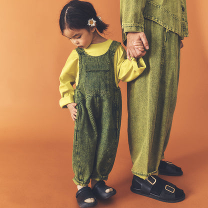 Overdye Romper - Green