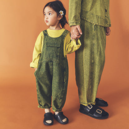 Overdye Romper - Green