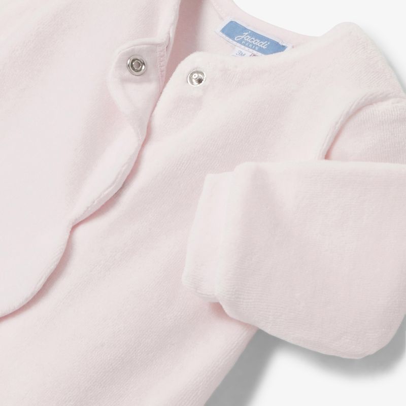 Ginny Bis Footie - Pale Rose