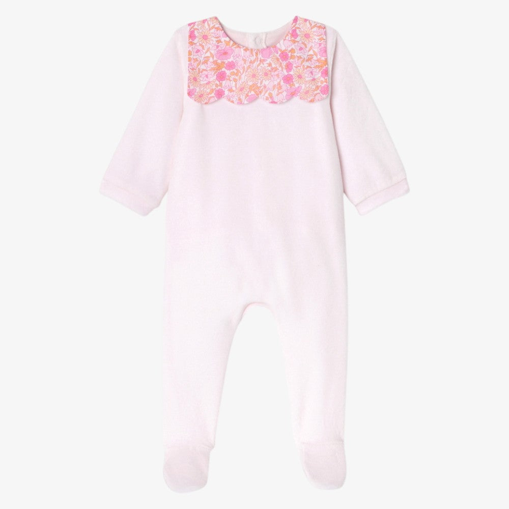 Lalie Footie - Powder Rose