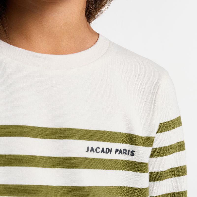 Ganache Tee - White &amp; Green