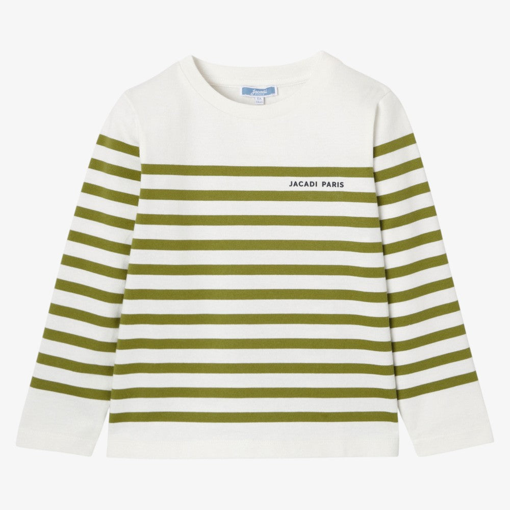 Ganache Tee - White &amp; Green