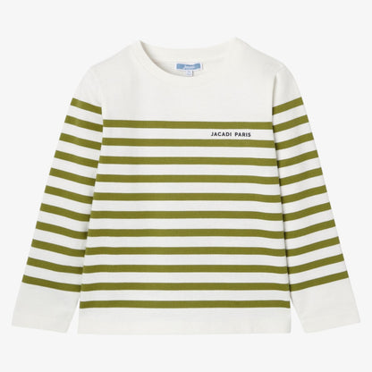 Ganache Tee - White &amp; Green