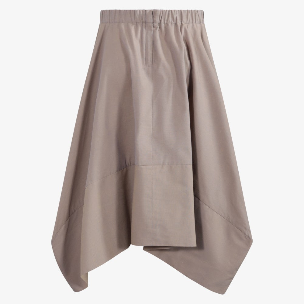 Geometric Skirt - Brown