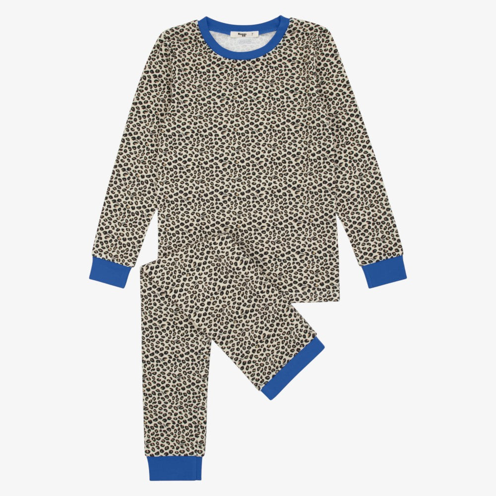 Leopard Loungewear Set - Blue