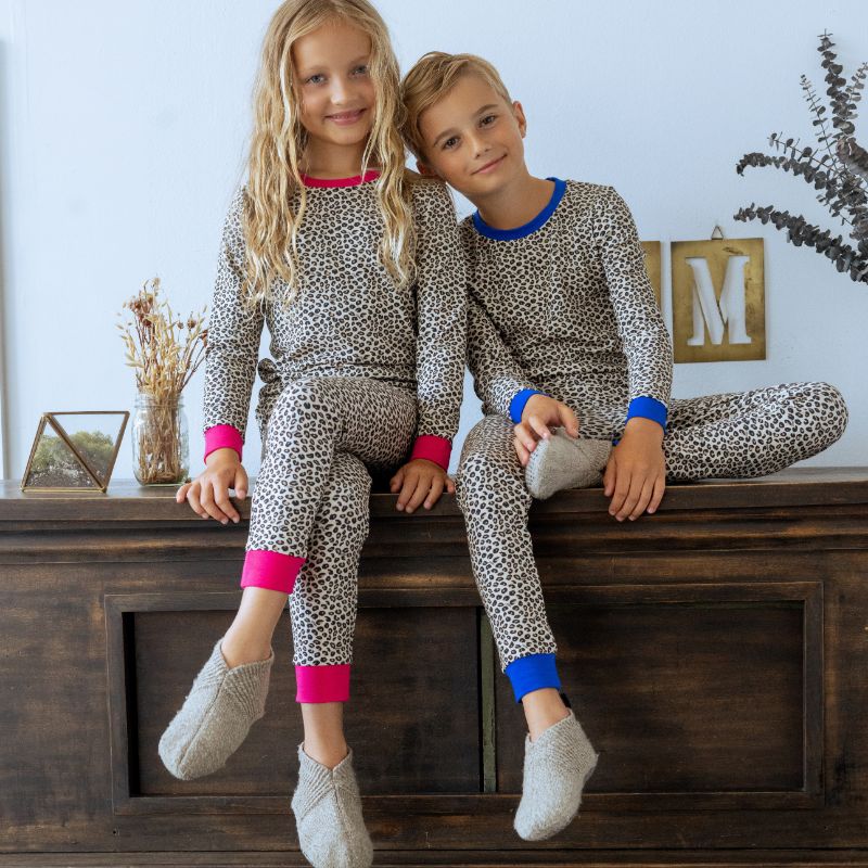 Leopard Loungewear Set - Pink