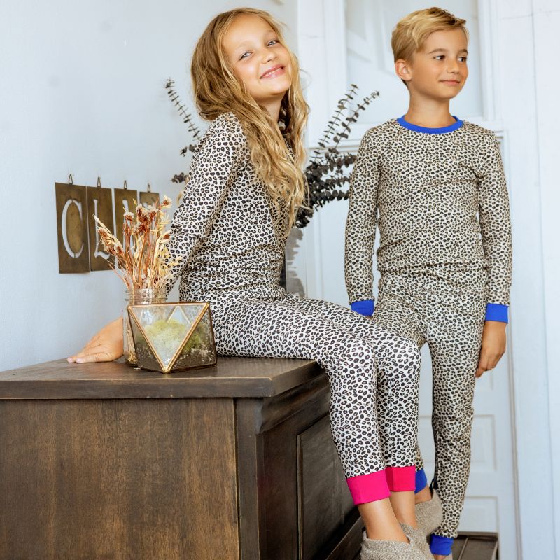 Leopard Loungewear Set - Pink