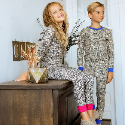 Leopard Loungewear Set - Pink