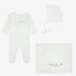 Velour Patch Take Me Home Set - Ivory&gold
