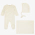 Velour Wrap Take Me Home Set - Ivory&pink