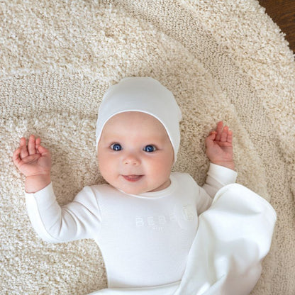 Teddy Footie - Ivory