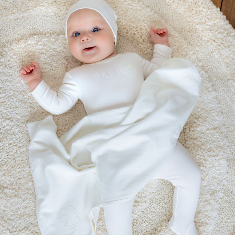 Teddy Footie - Ivory