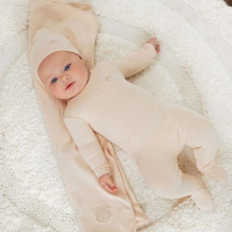 Teddy Footie - Pink