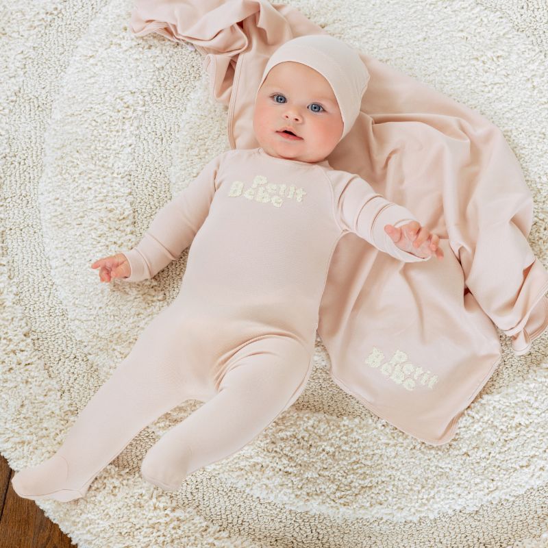 Teddy Footie - Pink