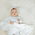 Rocking Horse Footie - Ivory&blue