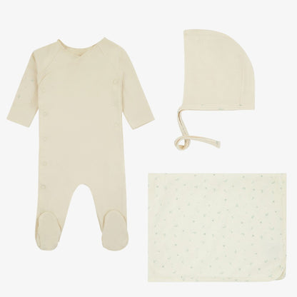 Floral Patch Take Me Home Set - Ivory&amp;blue
