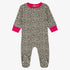 Leopard Footie - Pink