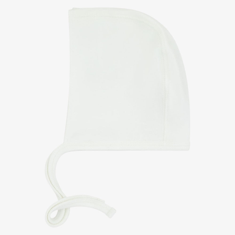 Velour Patch Bonnet - Ivory&amp;gold