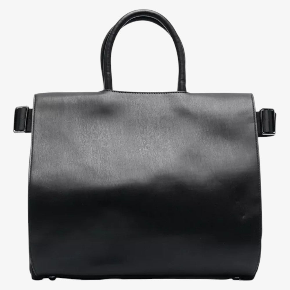 Logo Diaper Bag With Mat - Black
