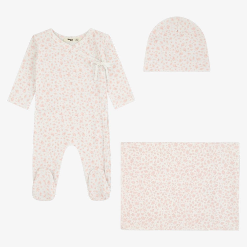 Floral Wrap Take Me Home Set - Pink