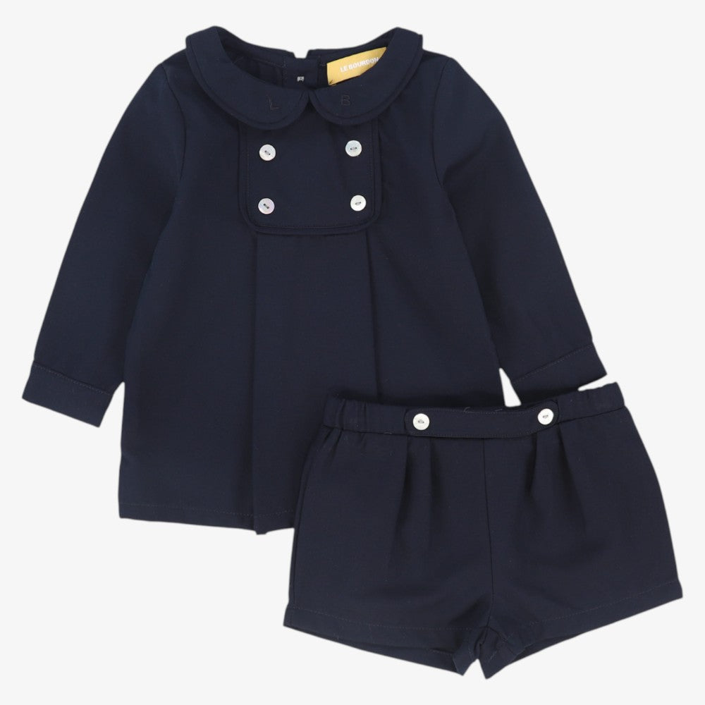 Button Detail Set - Navy