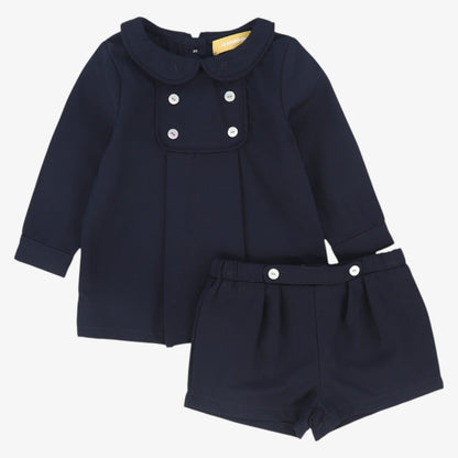 Button Detail Set - Navy