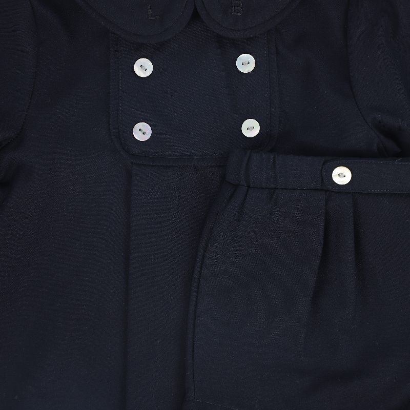 Button Detail Set - Navy