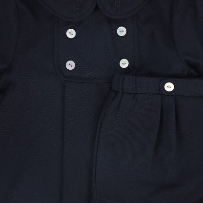Button Detail Set - Navy