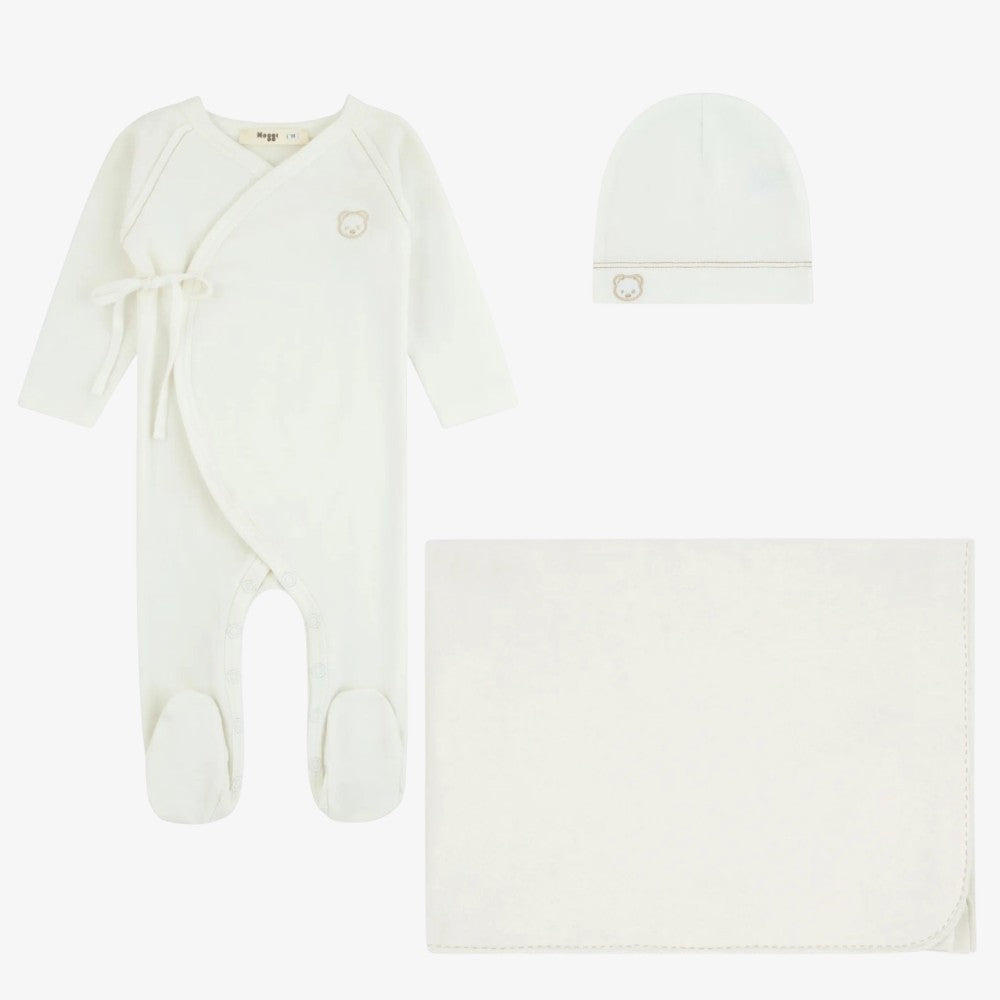 Teddy Wrap Take Me Home Set - Ivory