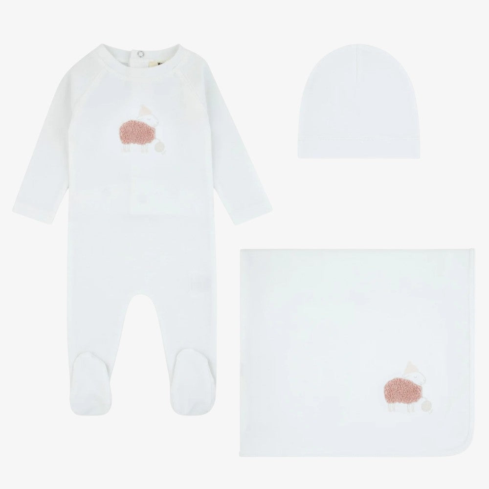 Fuzzy Sheep Take Me Home Set - Ivory &amp; Pink