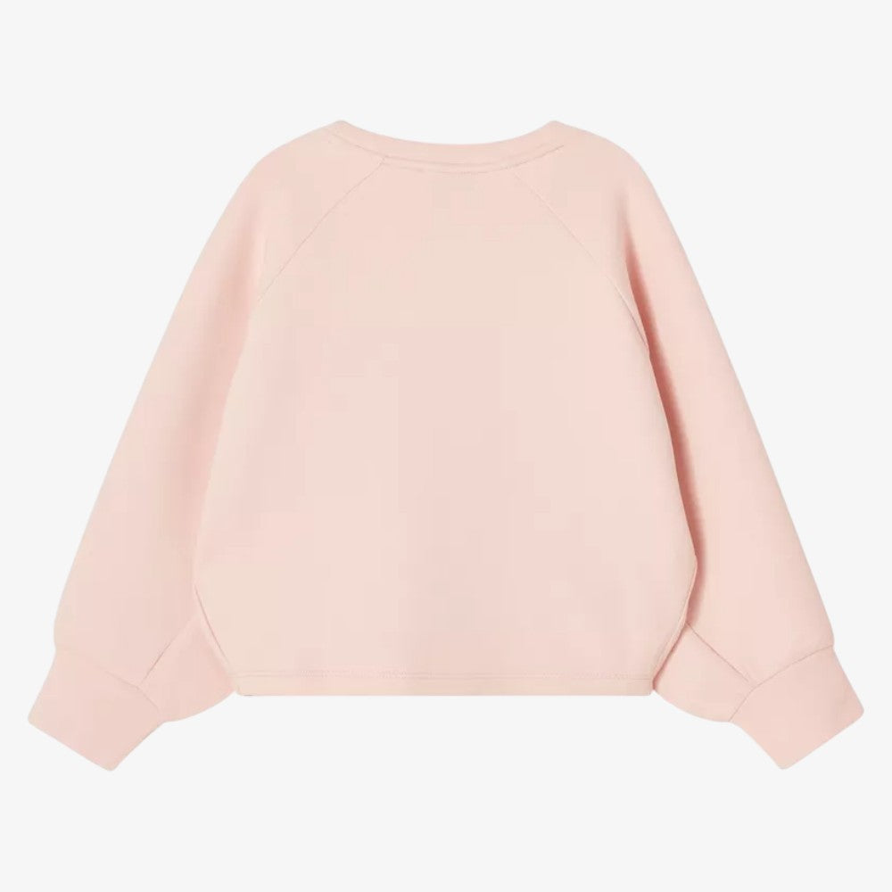 Tape Trim Sweatshirt - Peach