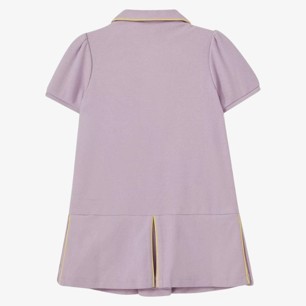 Contrast Stitch Dress - Lavender
