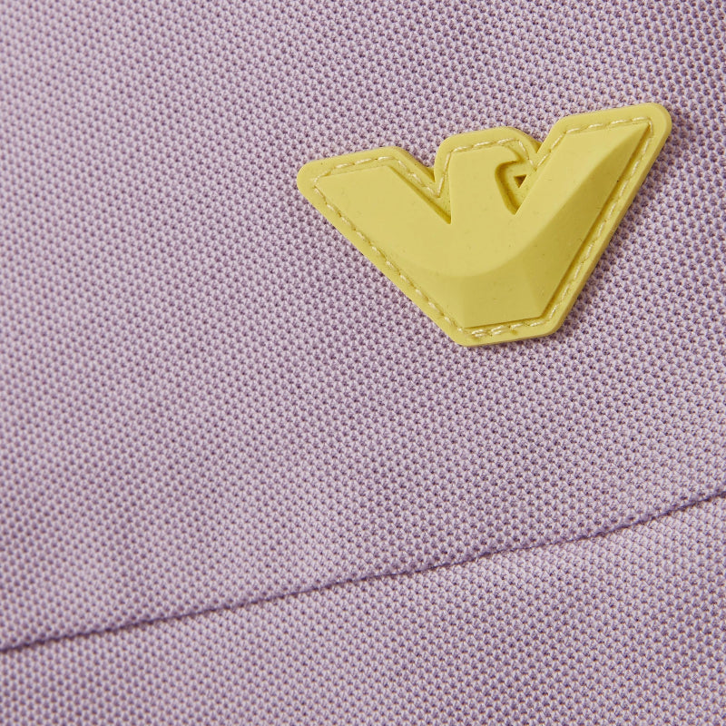 Contrast Stitch Dress - Lavender