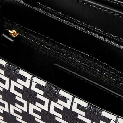 Logo Crepe Bag - Black