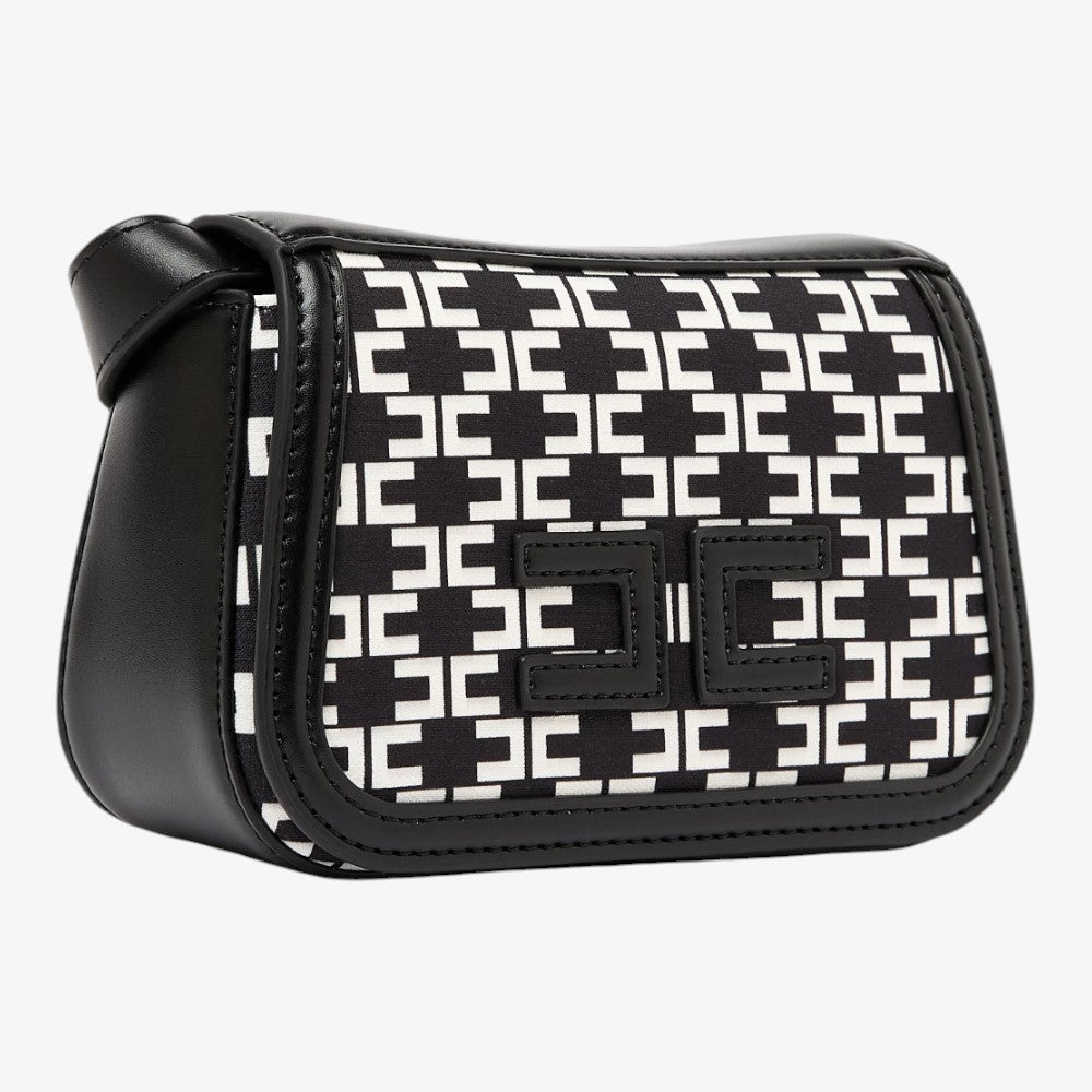 Logo Crepe Bag - Black