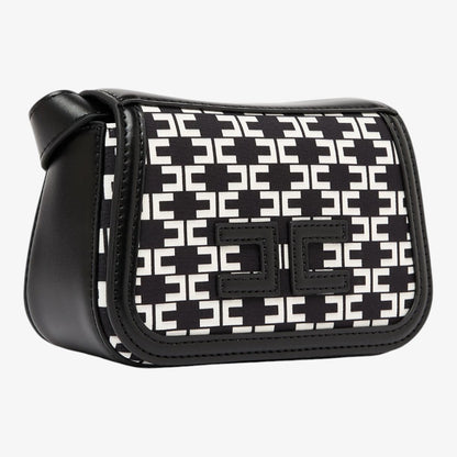 Logo Crepe Bag - Black