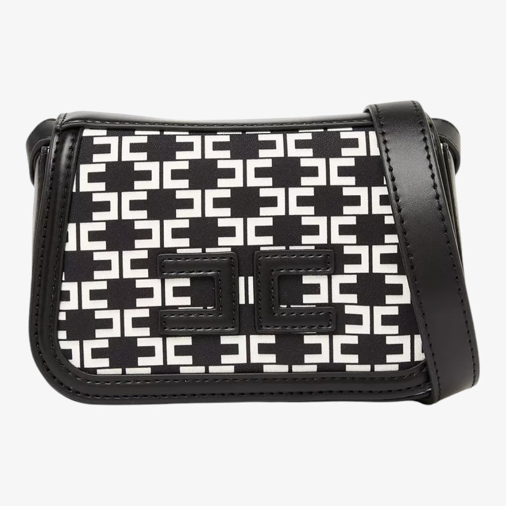 Logo Crepe Bag - Black
