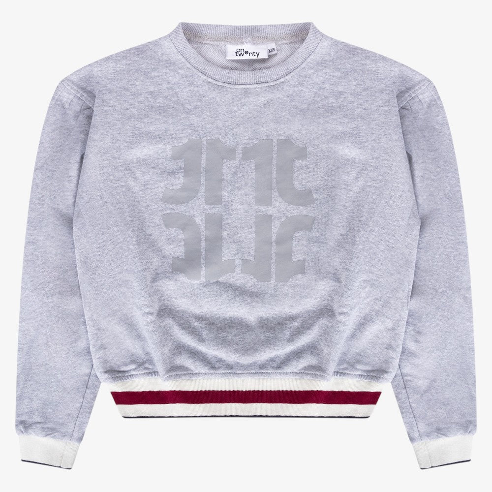 Signature Collar Sweatshirt - Grey