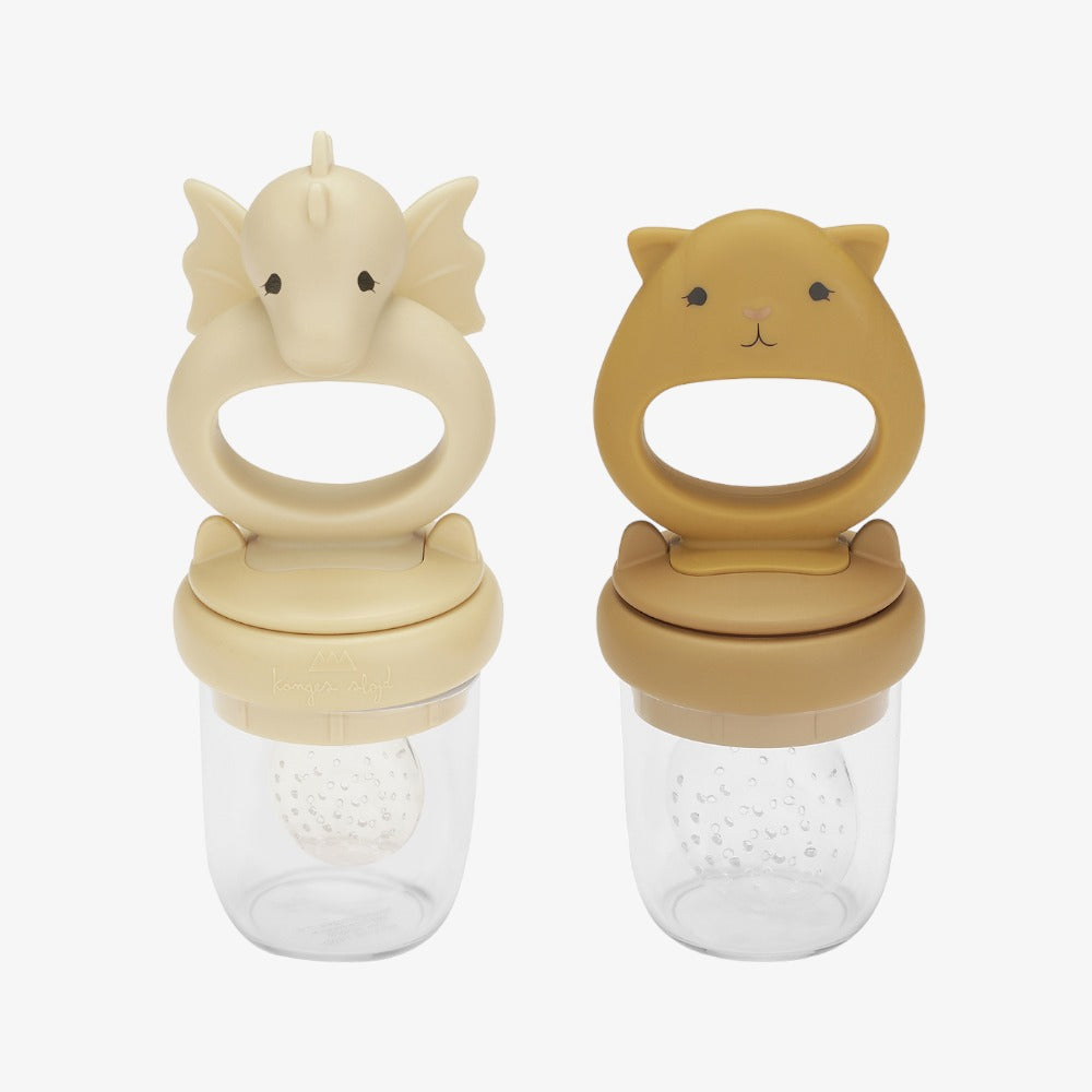 2 Pack Feeding Pacifier - Lemonade/honey Musta