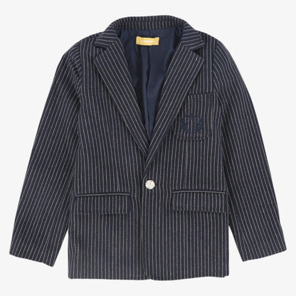 Textured Blazer - Navy