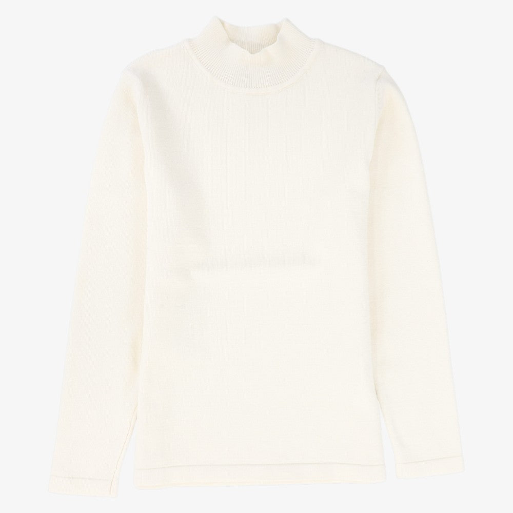 Fitted Turtleneck - Ivory